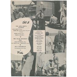 Lester Young Signed Program Photograph