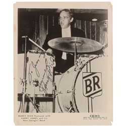 Buddy Rich Signed Photograph