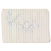 Image 2 : Buddy Holly, Big Bopper, and Ritchie Valens Set of Signatures