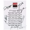Image 1 : The Kinks Signed Souvenir Lyrics Sheet