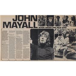 John Mayall Signed Magazine Photograph