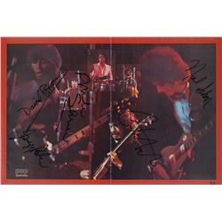 Santana Signed Magazine Photograph