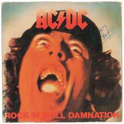 AC/DC Signed 45 RPM