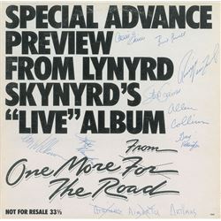 Lynyrd Skynyrd Signed Album