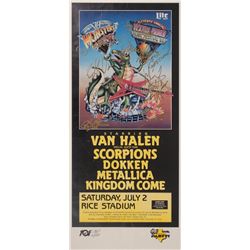 Van Halen Signed Poster