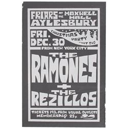Ramones 1977 Buckinghamshire England Poster