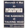 Image 1 : Ramones and Talking Heads 1977 Tour Manifest and Mini Poster