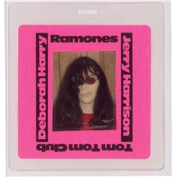 Ramones Pair of 1990 Escape From New York Tour Passes