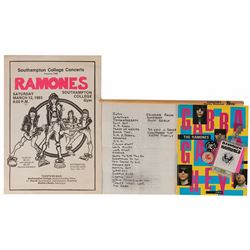 Ramones Collection of Items