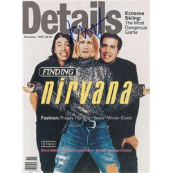 Kurt Cobain Signed Magazine Cover