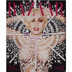 Lady Gaga Oversized Signed Magazine Print