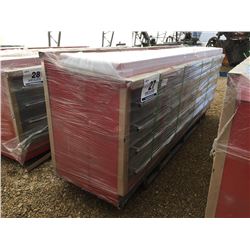 10FT 20 DRAWER HEAVY DUTY METAL WORK BENCH