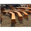 Image 2 : (3) CAMPFIRE BENCHES