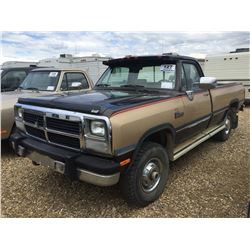 1991 DODGE RAM 2500 P/U