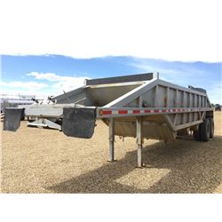 1973 MCCOY T/A CROSS DUMP GRAVEL TRAILER