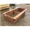 Image 1 : 3X8' RAISED FLOWER PLANTER