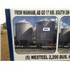 Image 1 : WESTEEL 2,200 BUS. HOPPER BIN