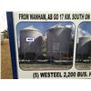 Image 1 : WESTEEL 2,200 BUS. HOPPER BIN