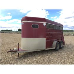 1994 SOUTHLAND 14 FT. HORSE TRAILER