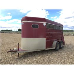 1994 SOUTHLAND 14 FT. HORSE TRAILER