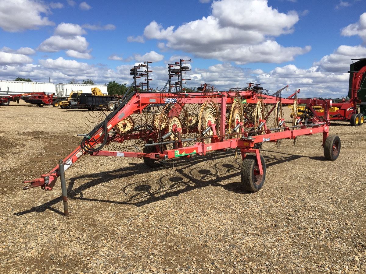 SITREX 12 WHEEL V-HAY RAKE