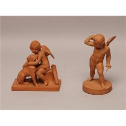 Danish 19th C Terracotta Putti Figures