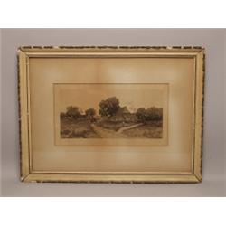 Pair 19th C American Steel Engravings