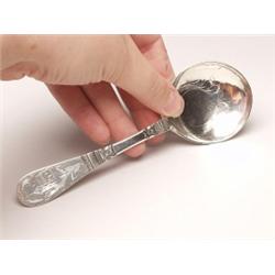18th C. Danish Silver Wedding Spoon