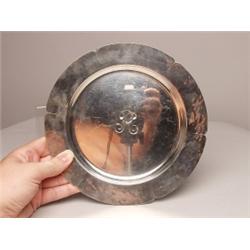 Rothchilds Engraved Sterling Dish