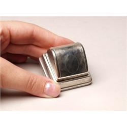 American Deco Sterling Ring Box
