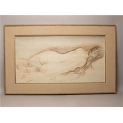 Louis Muhlstock Reclining Nude