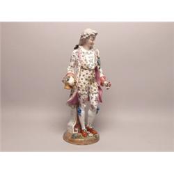 19th C. Porcelain Continental Figure
