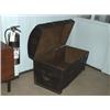 Image 2 : Antique German Metal Bound Chest
