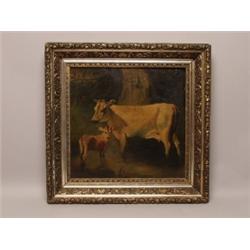 A. Gorter 1911 Monogram Oil on Panel