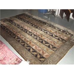 Old Persian Qum Silk on Silk Rug