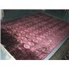 Image 1 : Burgundy Persian tekka Silk on Silk Rug