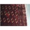 Image 3 : Burgundy Persian tekka Silk on Silk Rug