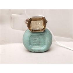 Antique Carved Quartz Intaglio Seal