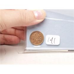 Mint Error 1969 Candian 1Cent