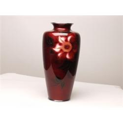 Ando Jubei Cloisonne Vase