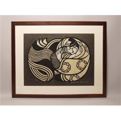 Yoshitoshi Mori Wood Cut Print