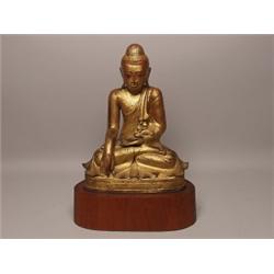 Gilt Bronze Buddha Early 19th C. 