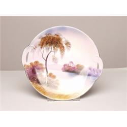 Noritake Red Mark Painted Dish