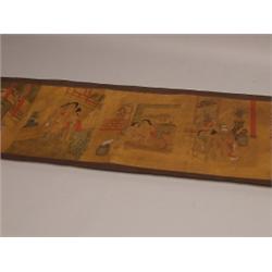 Old Chinese Painted Erotic Scroll