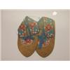 Image 1 : Pr of Old Plains Floral Beaded Mocassins