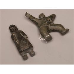 Two Older Inuit Soapstone Carvings