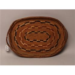 Thompson River Coiled Basketry Tray