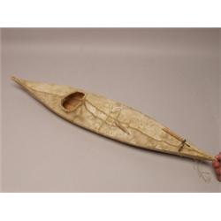 Old Inuit Skin Covered Kayak