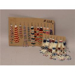 19 Pr of Indian Beaded Earrings
