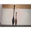 Image 2 : Two Carved & Painted Paddles